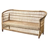 BRASIL RATTAN SOFA HIGH BACK 190 - BENCHES